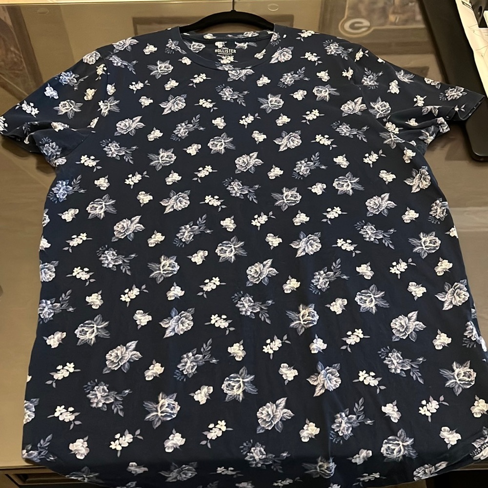 Hollister flower shirt